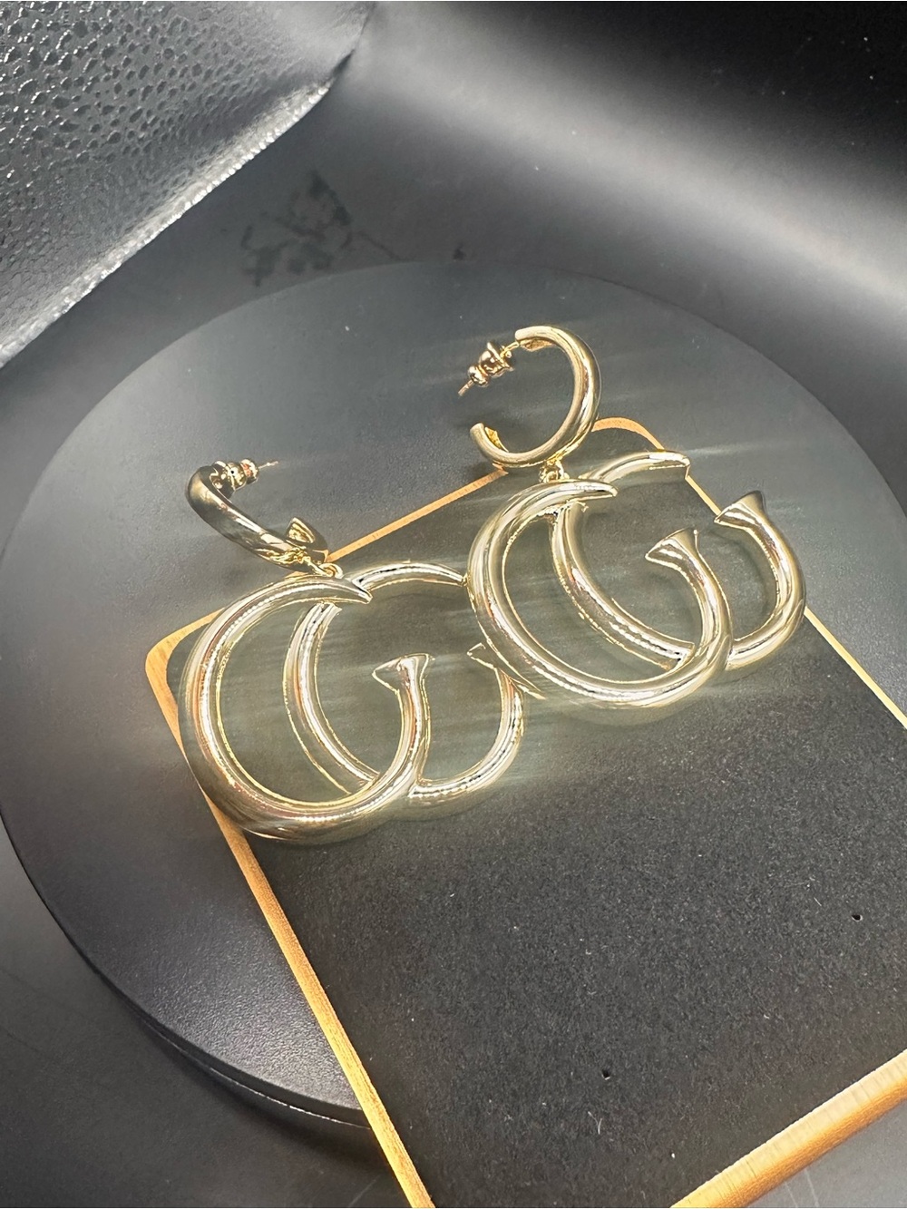 INSPIRED LOGO EARRINGS - Picture 5 of 5